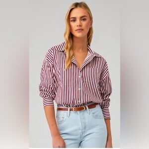 New with Defects Pistola Striped Shirt Size M